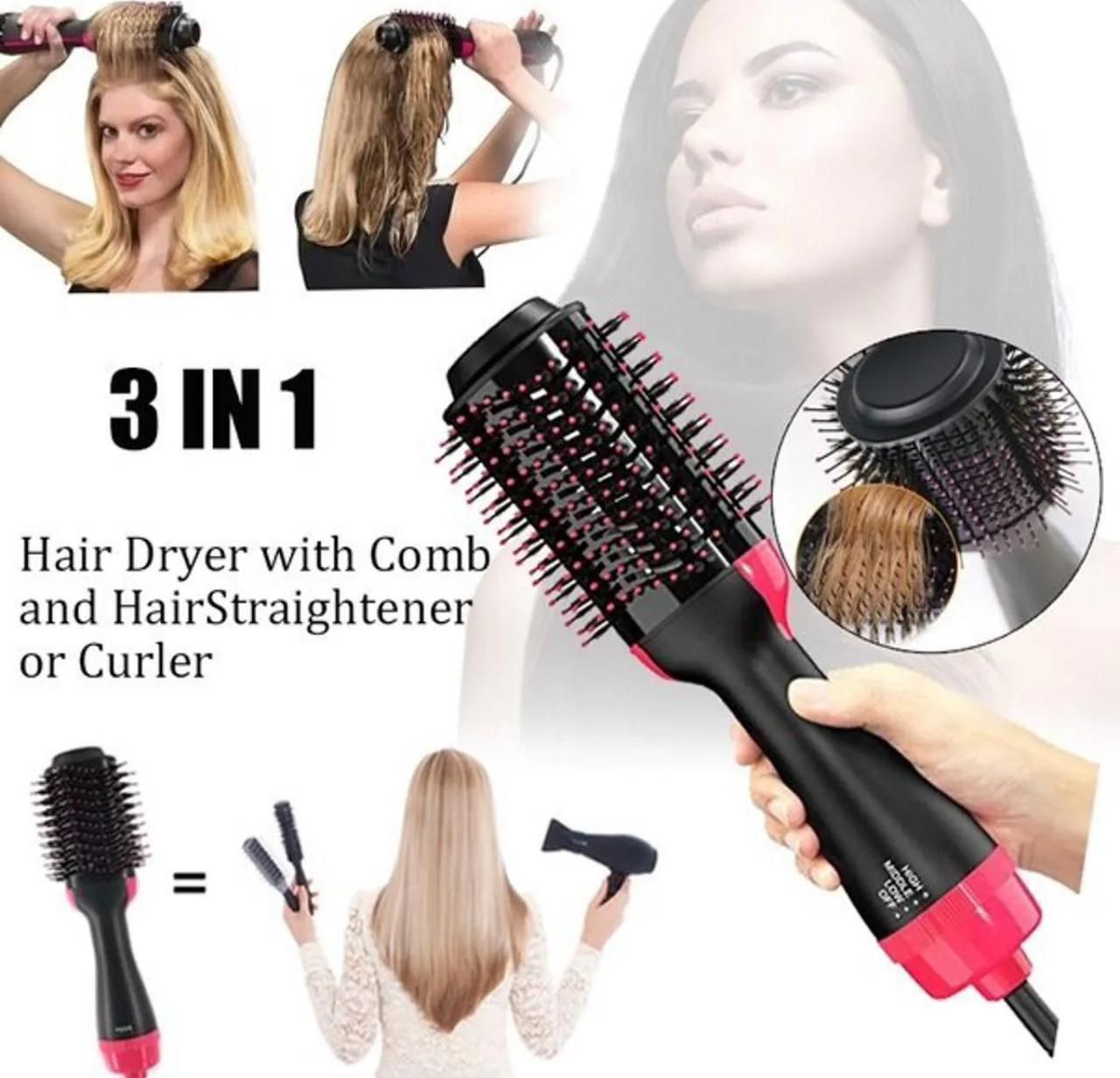 One Step Hot Air Brush (Dryer + Straightener)