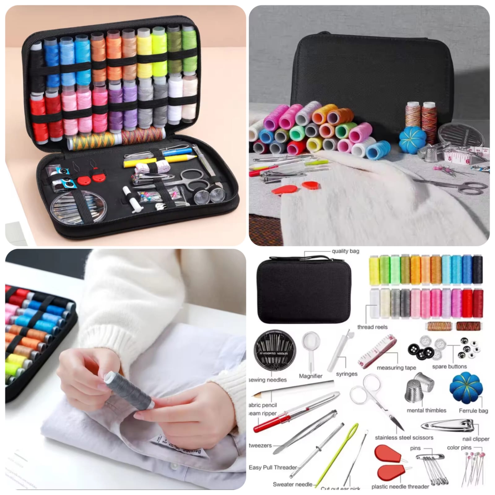 98Pcs Sewing Tool kit with premium quality bag