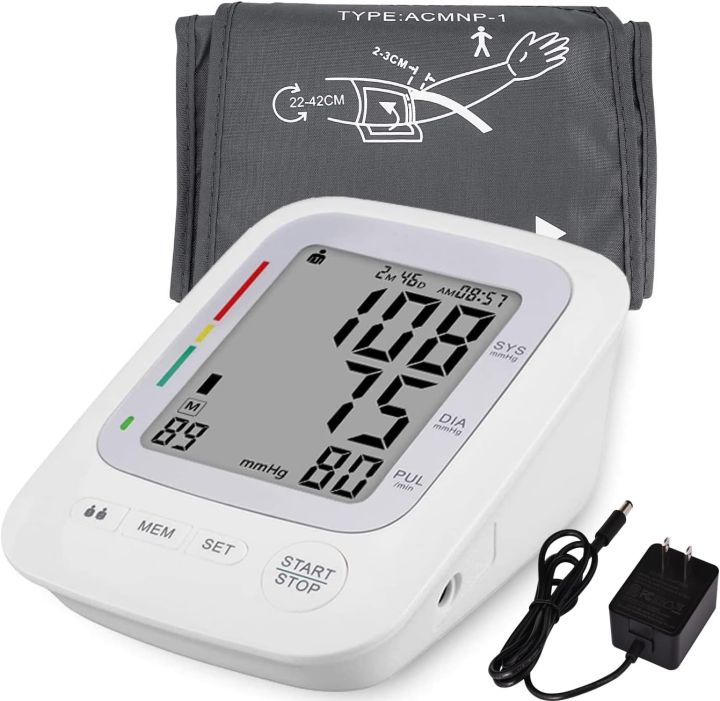 Fully Automatic Upper Arm BP Machine with Heart Rate Monitor