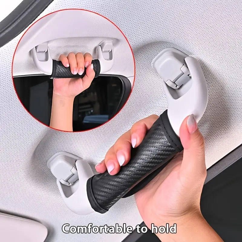 Car Interior Leather Handle Protector Cover