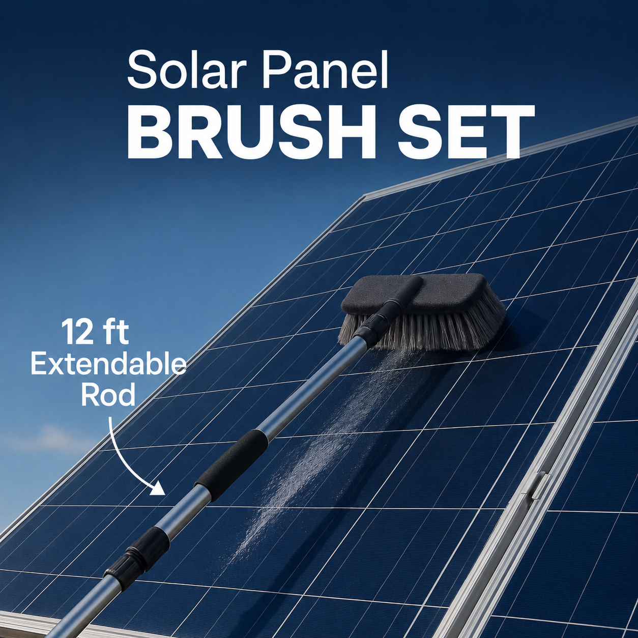 Solar Panel Cleaning Brush (set)
