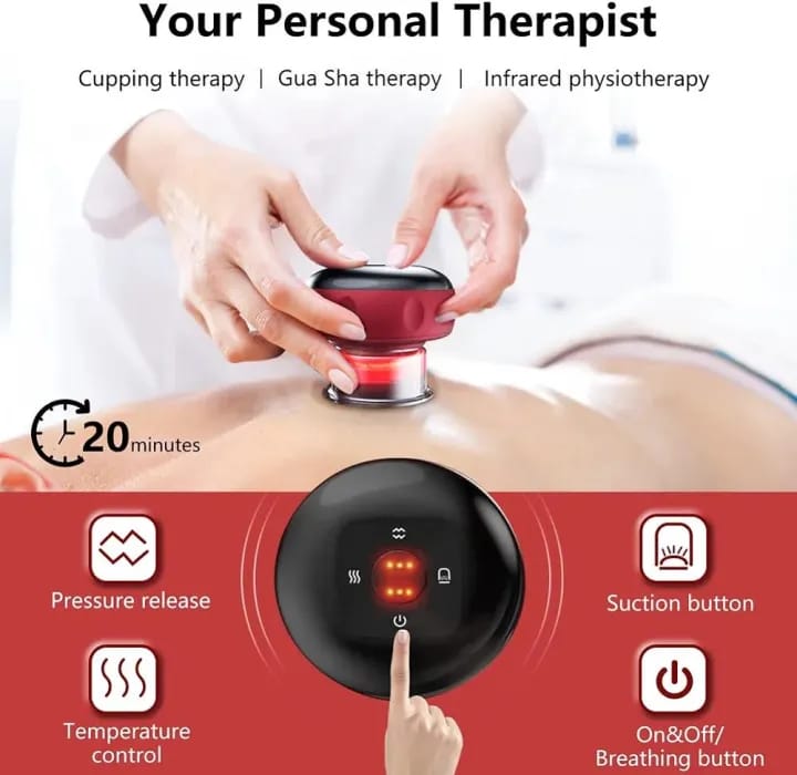 Rechargeable Vacuum Cupping Massage Device