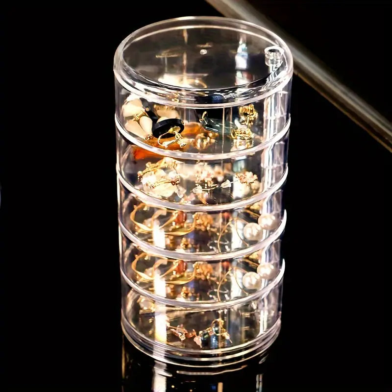 Transparent 5 Layer Jewellery Tower