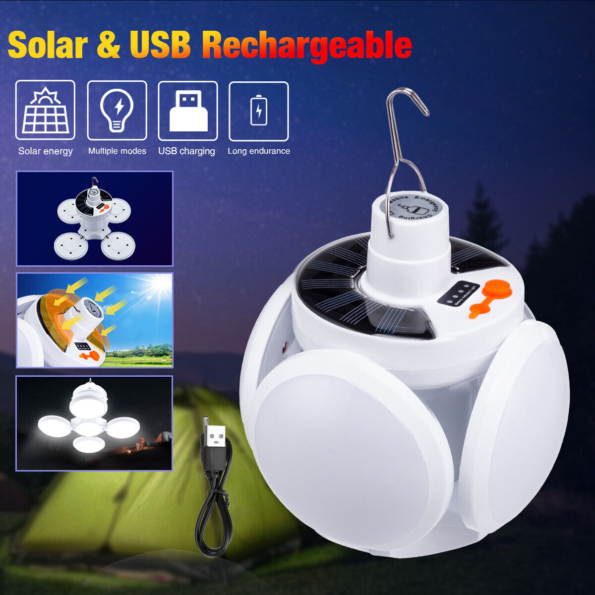 Foldable Camping Led Bulb