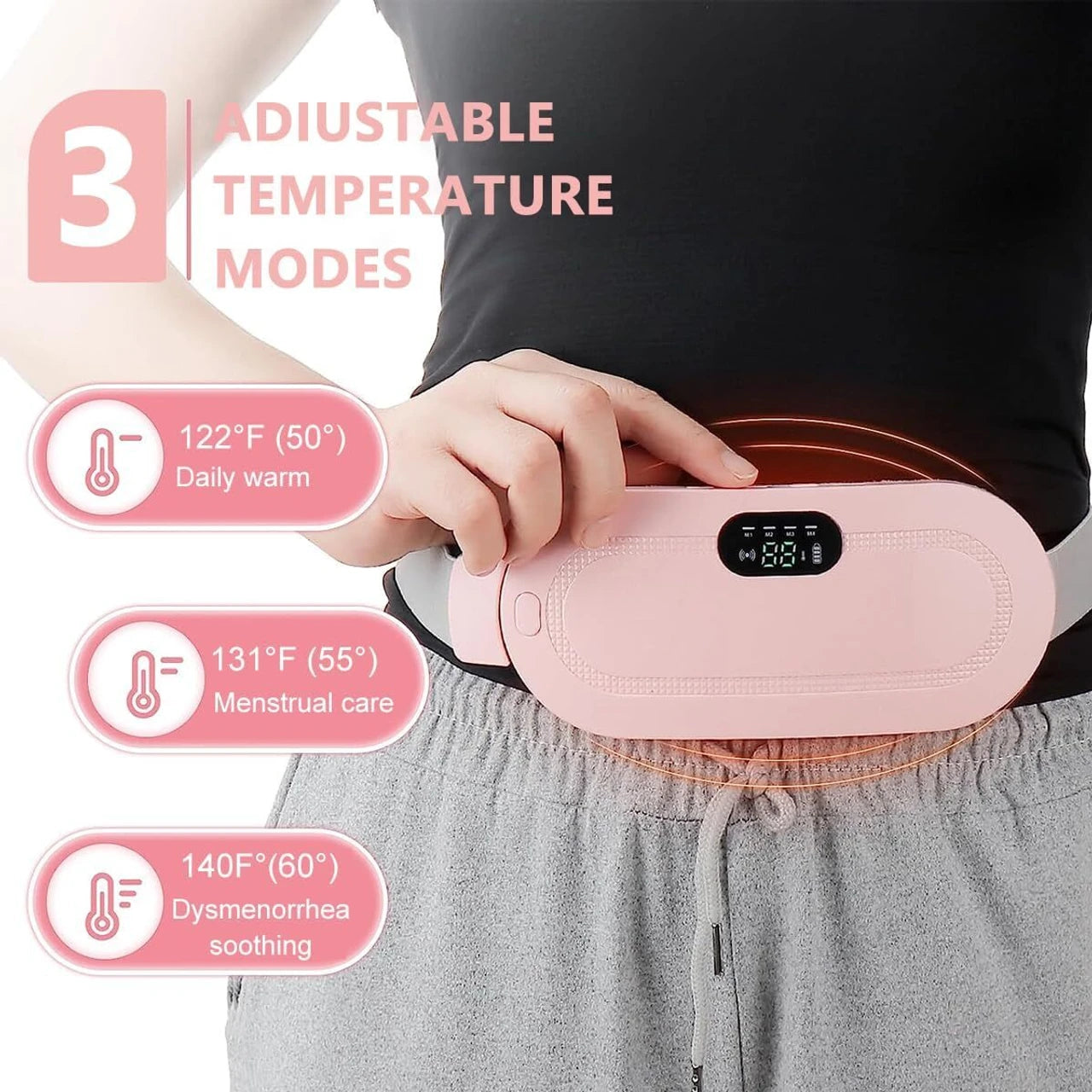 Period Cramp Relief Heating Belt