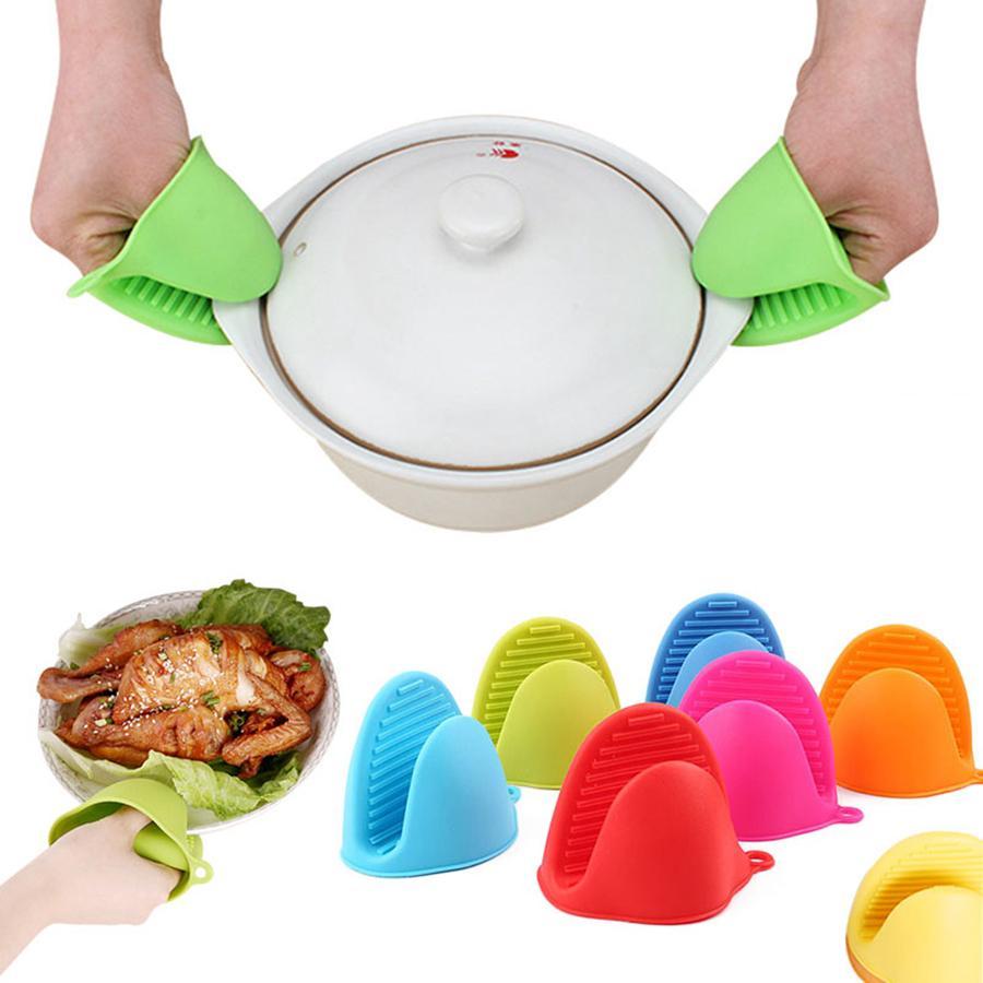 Silicone Pot Gloves (Heat Resistant Kitchen Gloves)