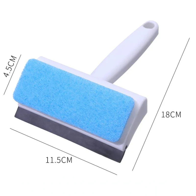 2 in 1 Sponge Mini Wiper Brush Scraping Washing Window