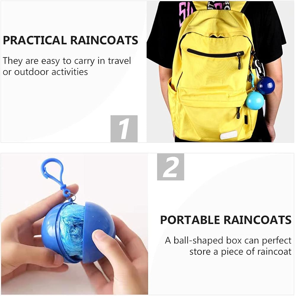 Portable Disposable Raincoat Ball