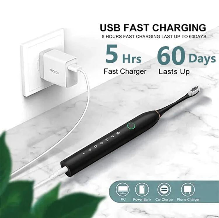 5/6 Modes Electric Toothbrushes for Adults Kids