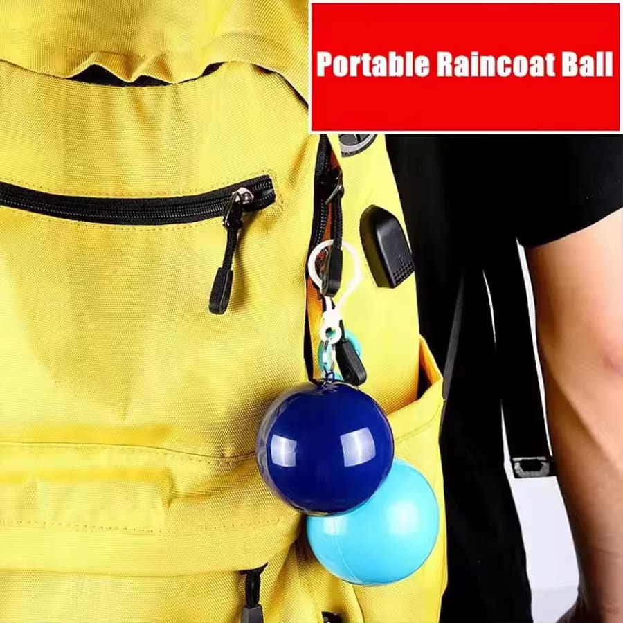 Portable Disposable Raincoat Ball