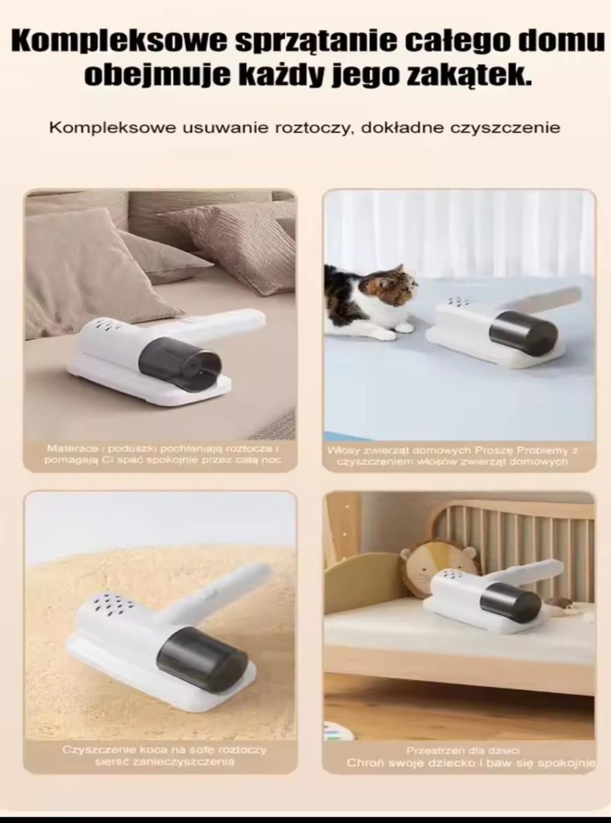 Handheld Dust Suction Mite Vacuum