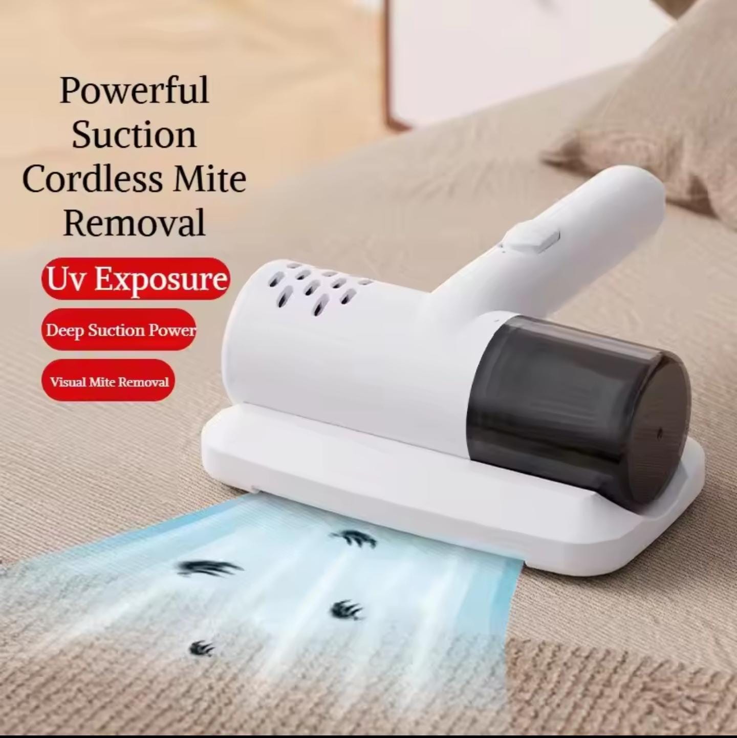 Handheld Dust Suction Mite Vacuum