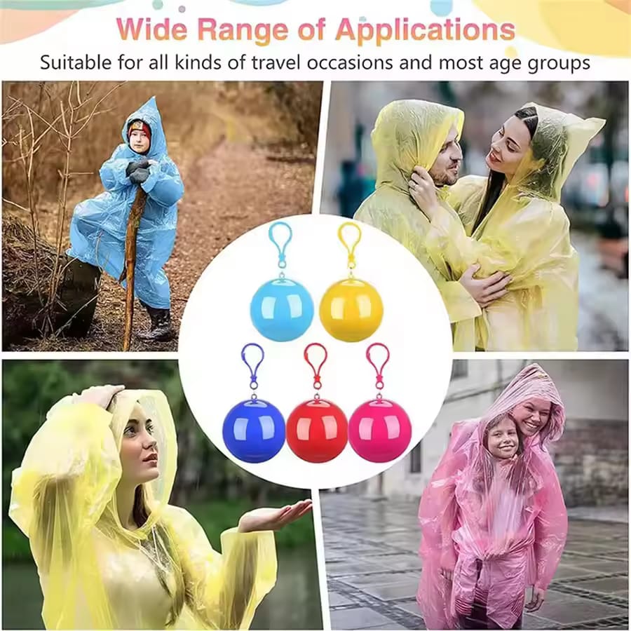 Portable Disposable Raincoat Ball
