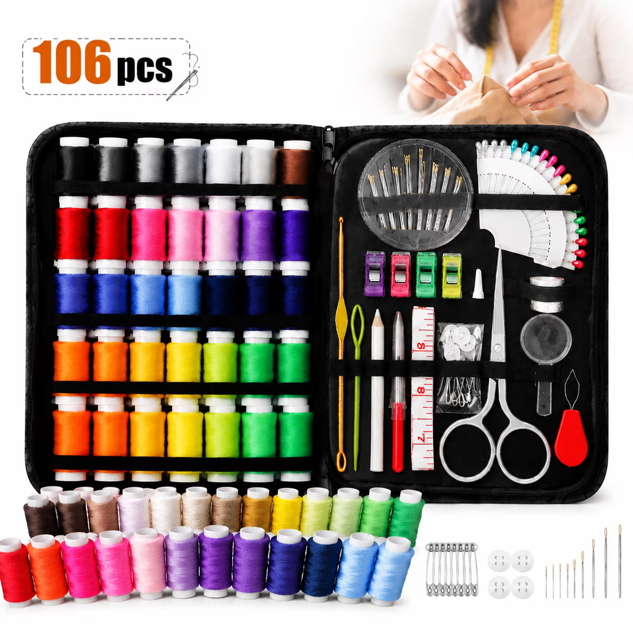 98Pcs Sewing Tool kit with premium quality bag