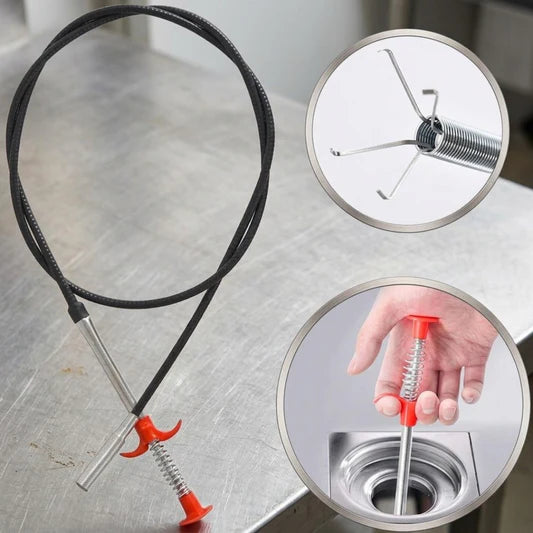 Flexible Drain Clog Remover Cleaning Tool