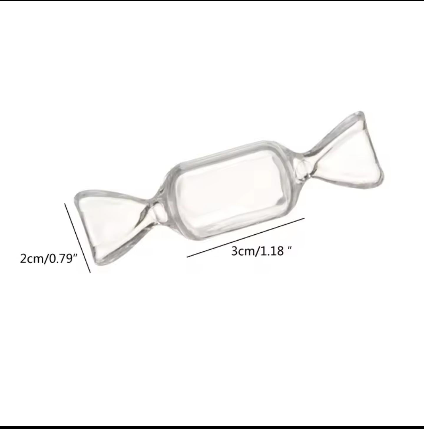 Pack of 10 Transparent Mini Toffee Organizer