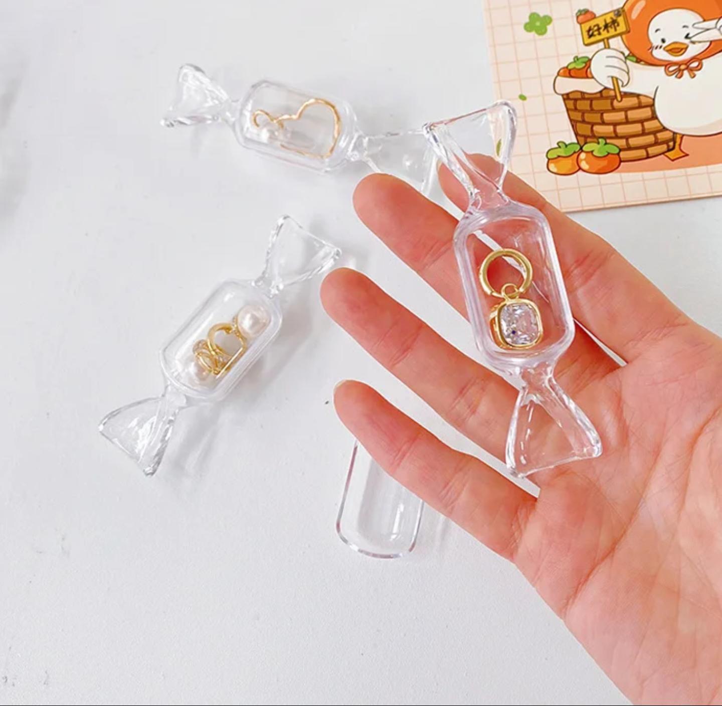 Pack of 10 Transparent Mini Toffee Organizer