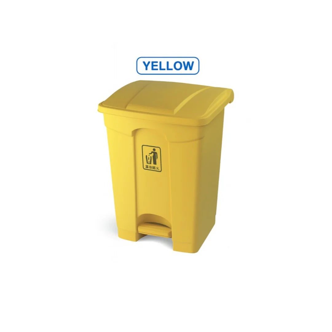 90L Plastic Pedal Bin (83 cm × 41 cm × 51 cm) – Heavy-Duty Foot-Operated Dustbin for Commercial & Office Use