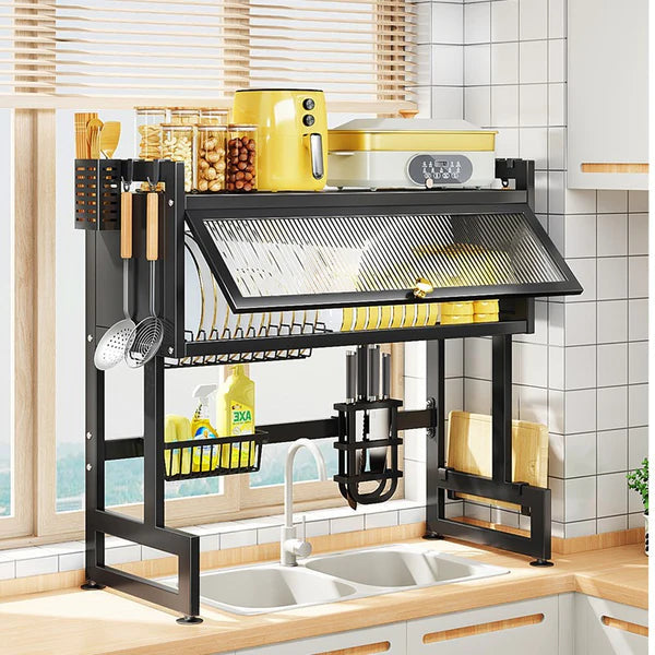 Over The Sink Dish Drying Rack, Kitchen Counter Organizer