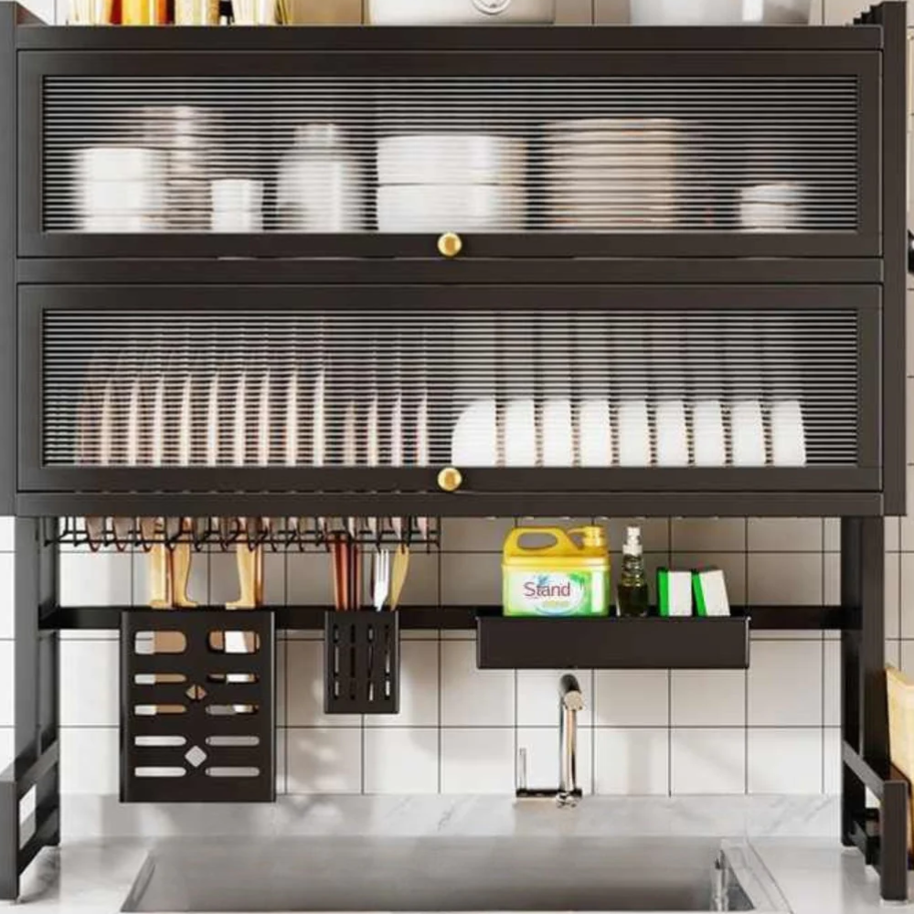Over The Sink Dish Drying Rack, Kitchen Counter Organizer