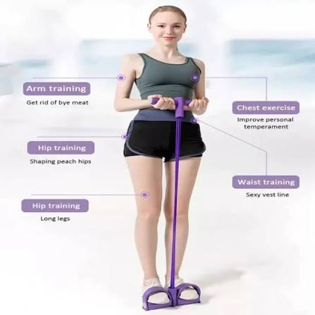Elastic Rope Tummy Trimmer and Ab Workouts Fitness Tool
