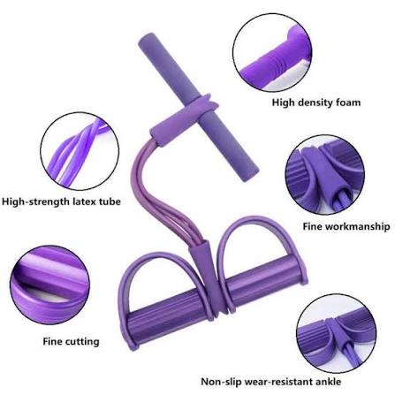 Elastic Rope Tummy Trimmer and Ab Workouts Fitness Tool