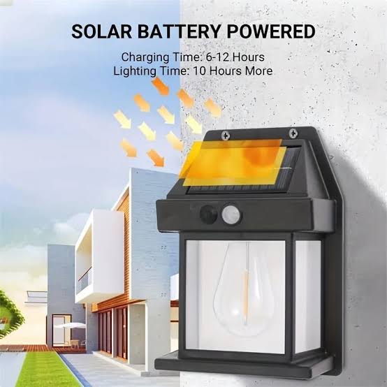 Solar Charge Waterproof Wall Lamp 888 ( Big Size )