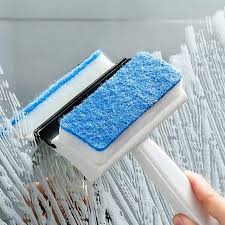 2 in 1 Sponge Mini Wiper Brush Scraping Washing Window