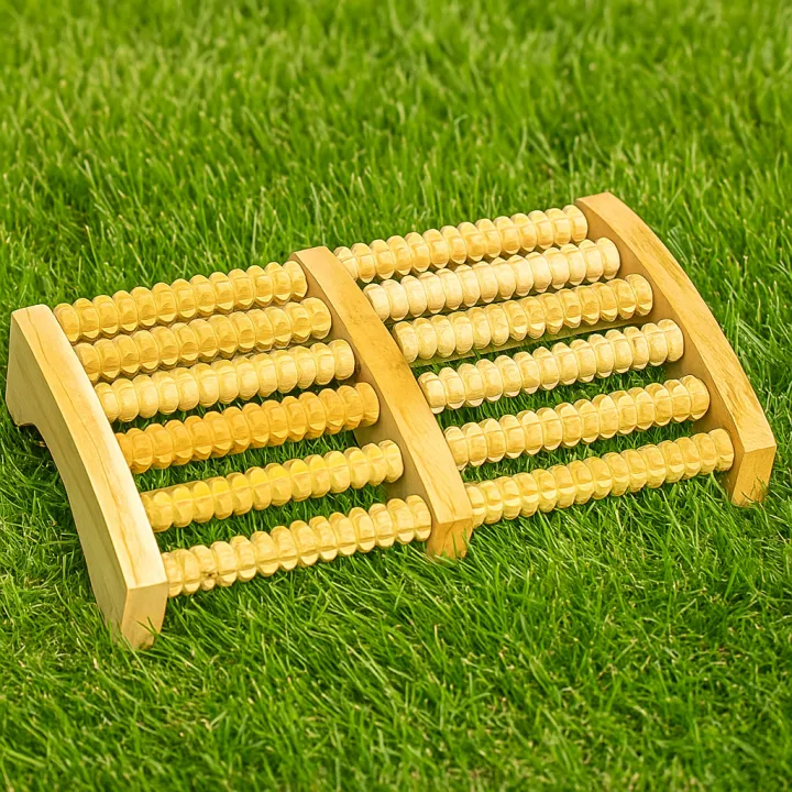 Foot Massage Wooden Roller Massager