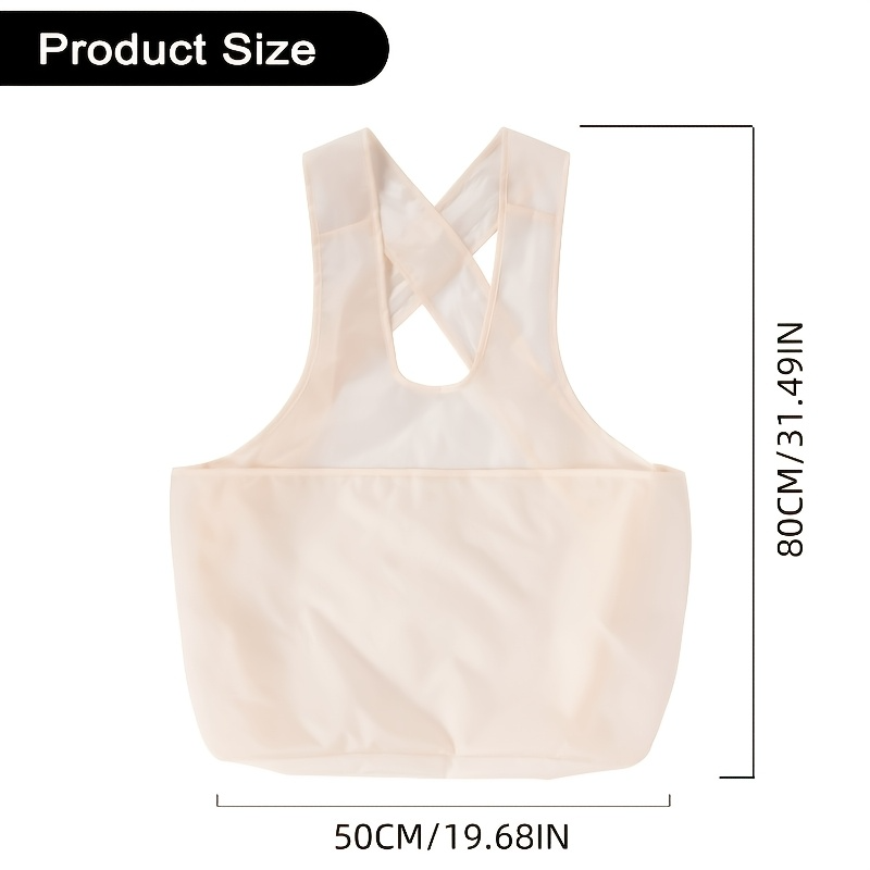 Laundry Bag Apron with Pocket