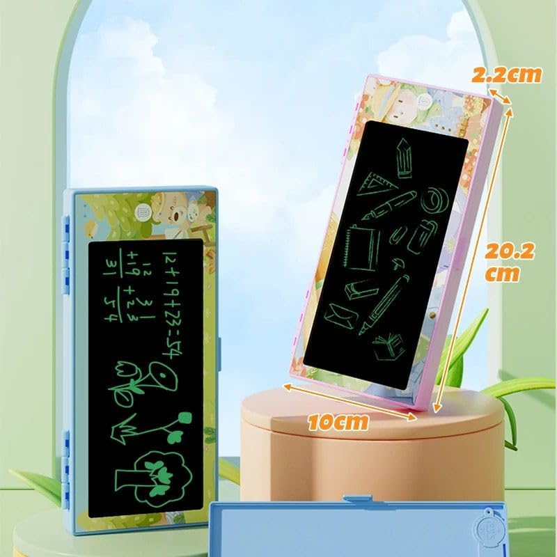 Pencil Box with Multi color Kids Writing Tablet