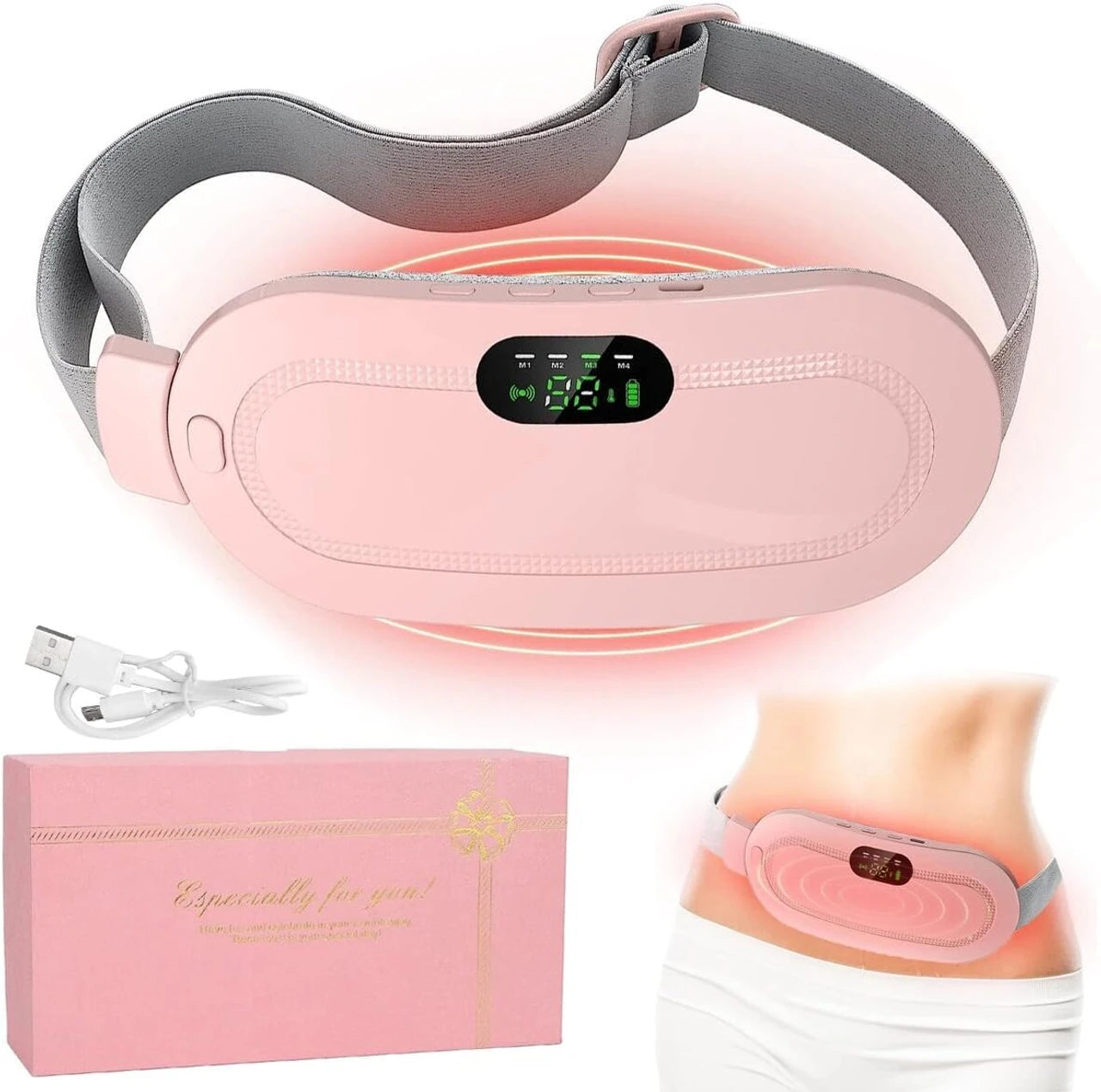 Period Cramp Relief Heating Belt