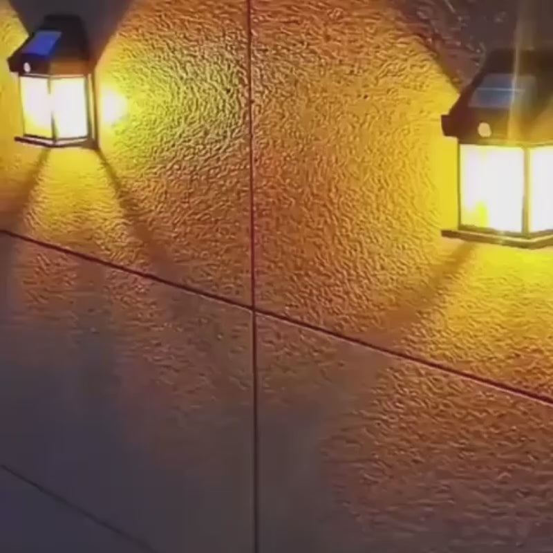 Solar Charge Waterproof Wall Lamp 888 ( Big Size )