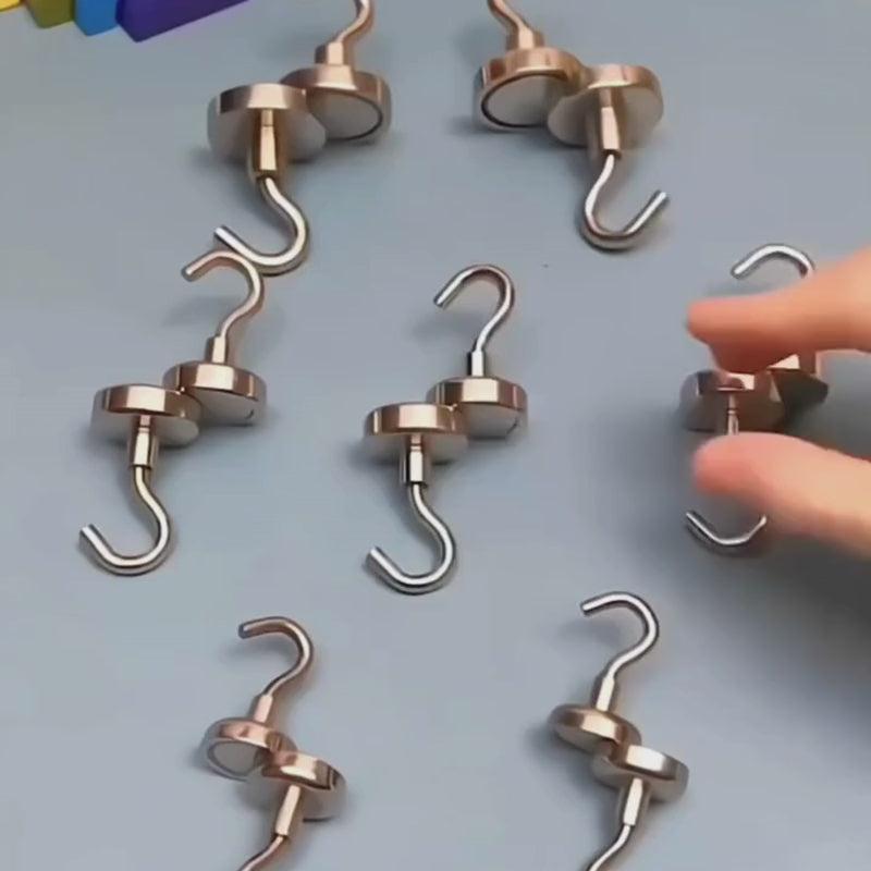 Punch Free Magnetic Hook (Pack of 2)
