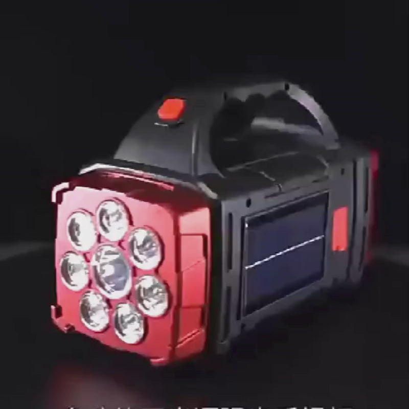 2 in 1 Rechargeable Solar Charging LED Double Sided Handy Heavy Bulb Light 💡