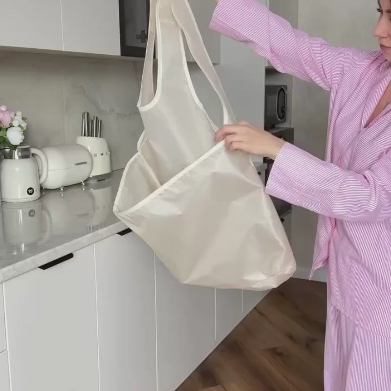 Laundry Bag Apron with Pocket