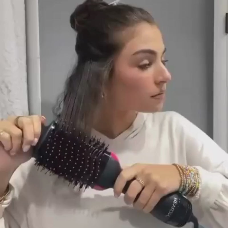 One Step Hot Air Brush (Dryer + Straightener)
