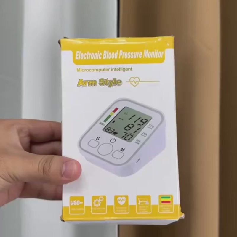 Fully Automatic Upper Arm BP Machine with Heart Rate Monitor