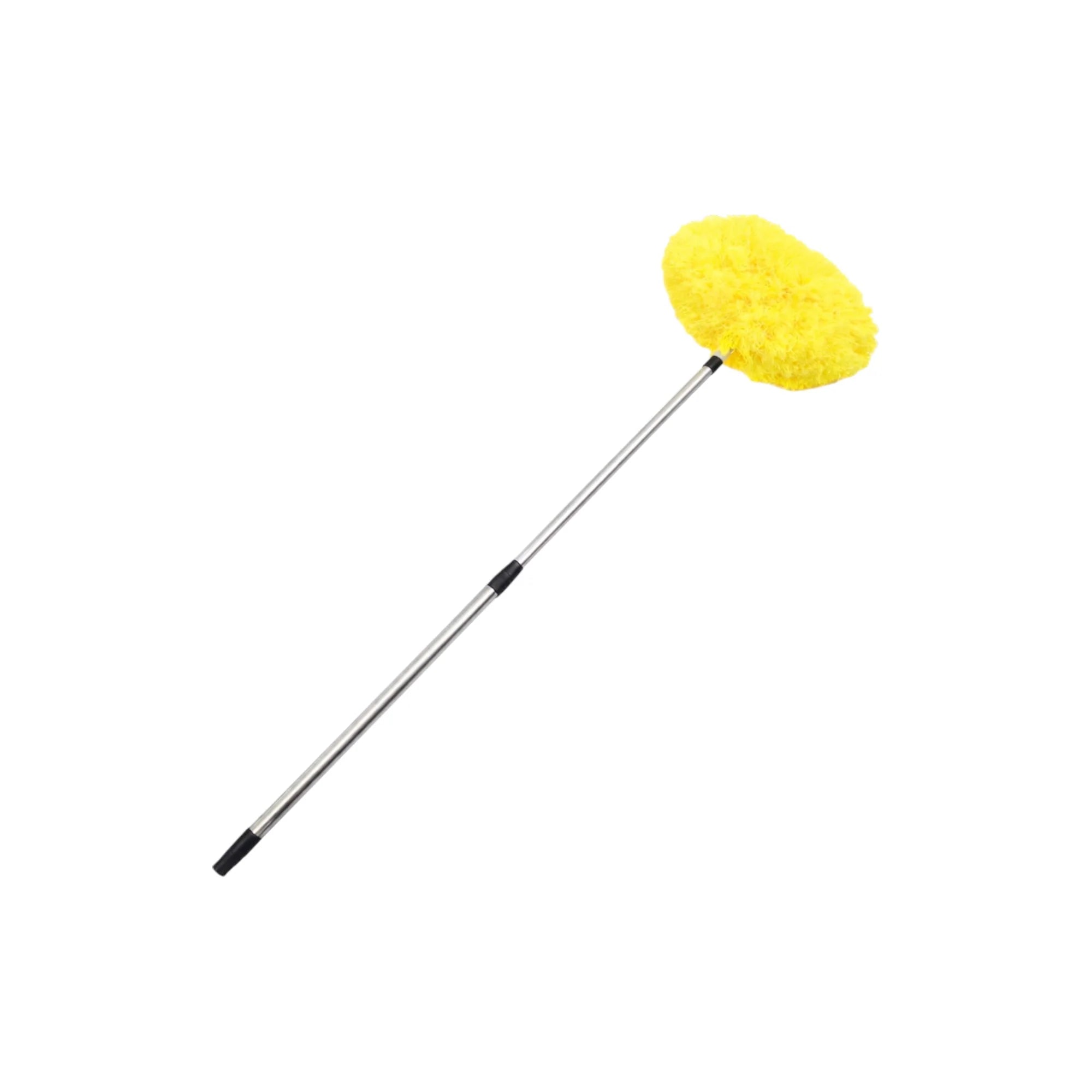 Fan Duster with Stainless Steel Handle – Extendable Microfiber Ceiling & Fan Cleaning Brush
