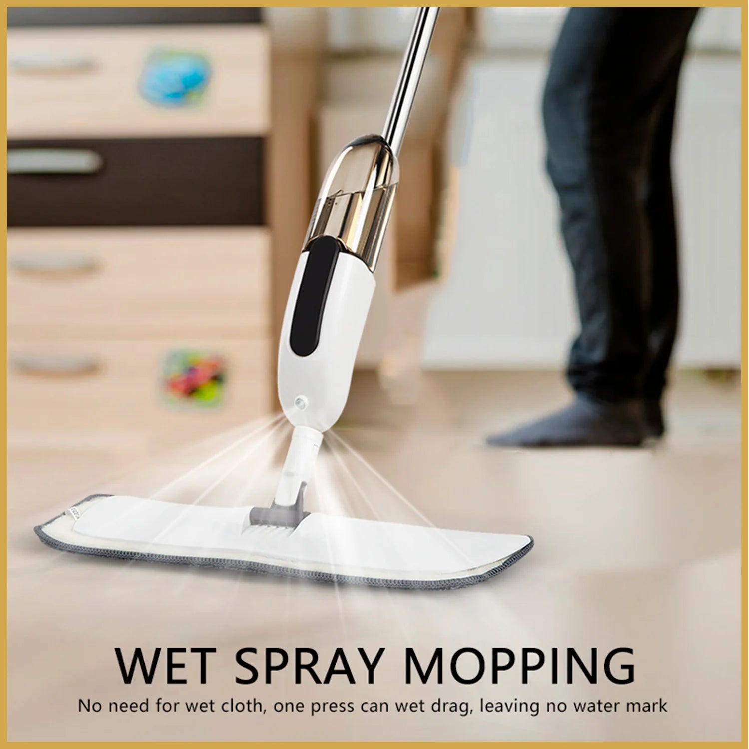 Wet Spray Mop - Professional Floor Cleaning System