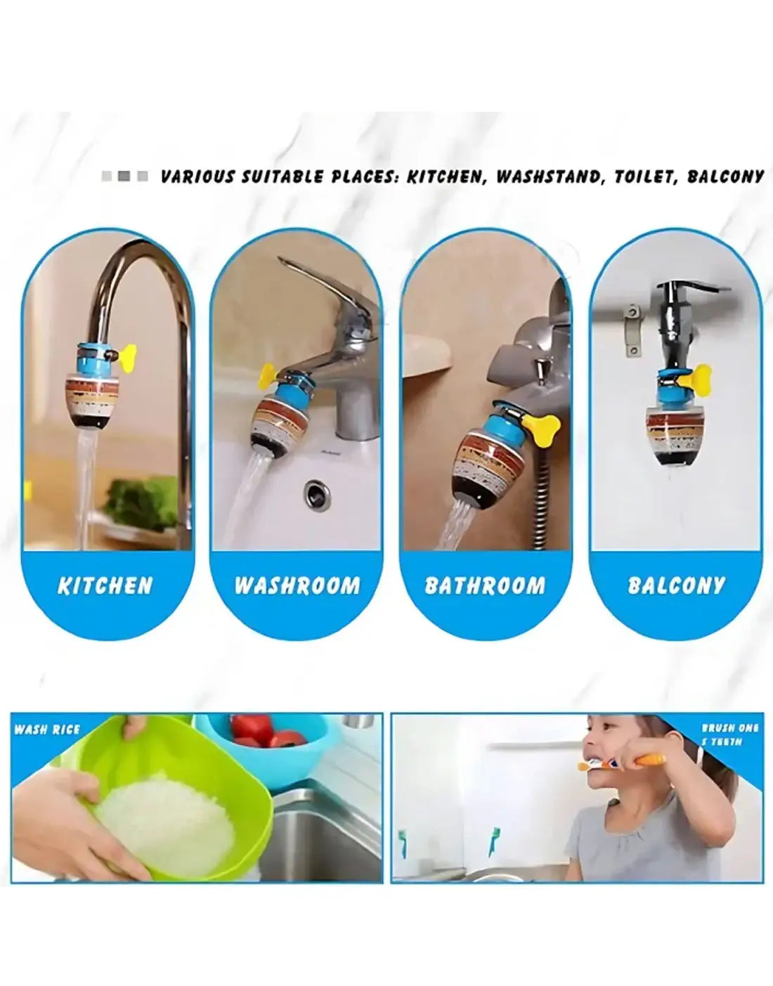6 Layer Faucet Filter